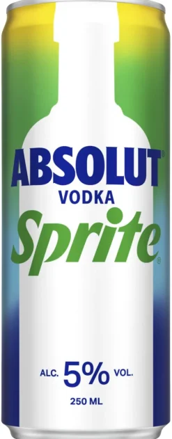 Absolut Vodka and Sprite