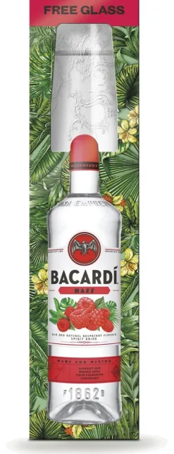 Bacardí Razz met glas