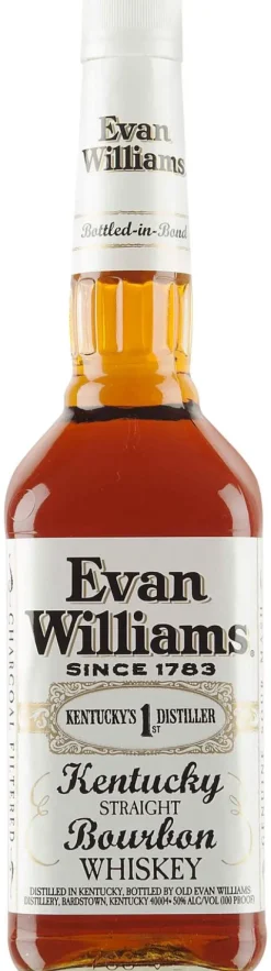 Evan Williams bourbon bottled in bond