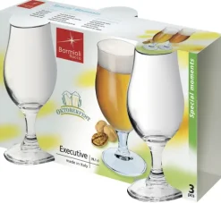 Executive Bierglas 37,5CL - set van 3