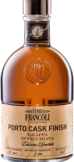 Francoli Grappa Port Cask
