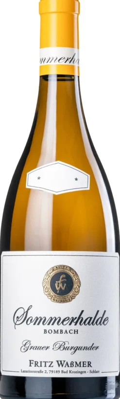 Fritz Wassmer Sommerhalde Bombach Grauer Burgunder
