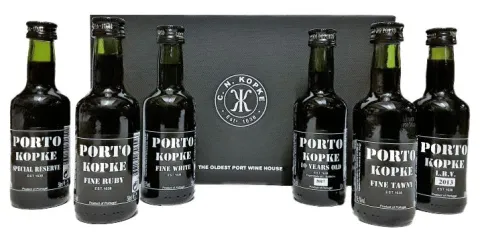 Kopke Port Miniaturen Cadeaupakket