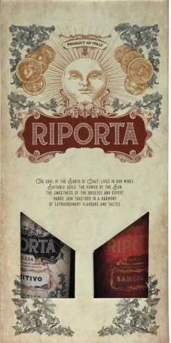 Riporta Primitivo & Sangiovese Cadeaupakket