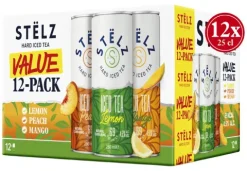 STËLZ Hard Iced Tea Mango, Lemon & Peach 12-pack