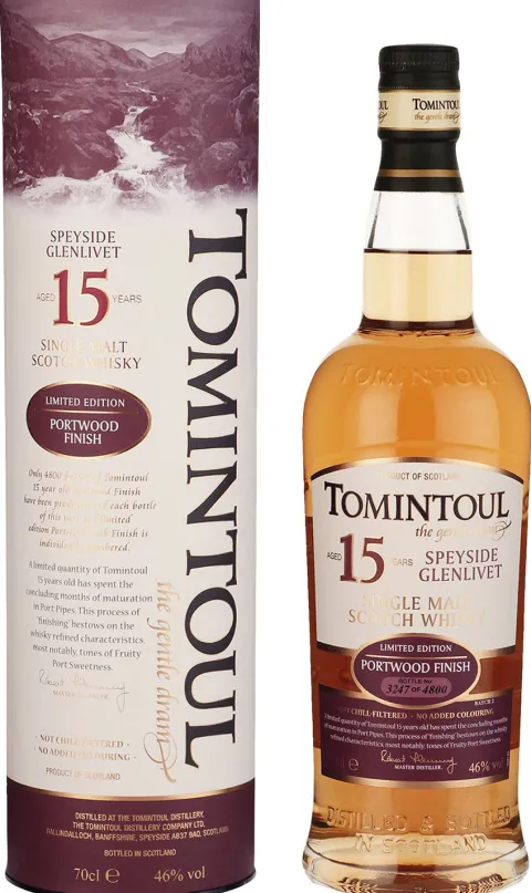 Tomintoul 15 years Old Portwood Finish