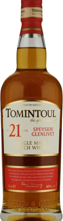 Tomintoul 21 years Speyside Malt