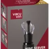 Vacu Vin Wine Server & Stopper Zwart